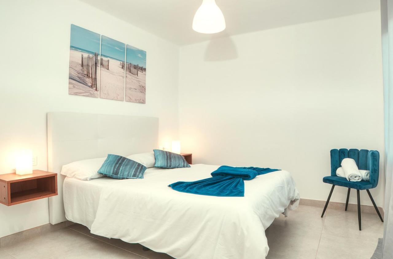 Sunset view modern private poolside apartment Costa Teguise Buitenkant foto